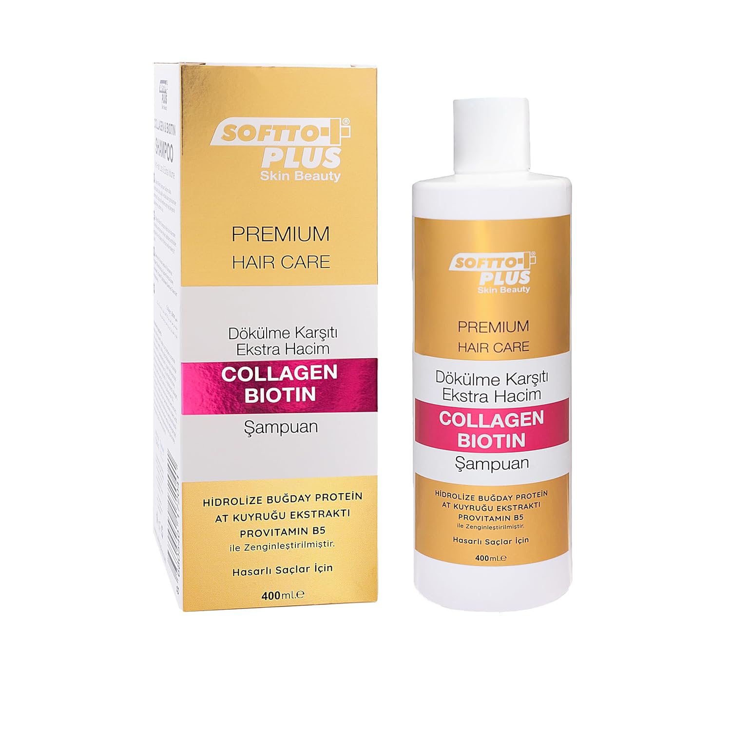 Softto Plus Anti-Haır Loss Extra Volume Collagen Bıotın Şampuan 400 Ml