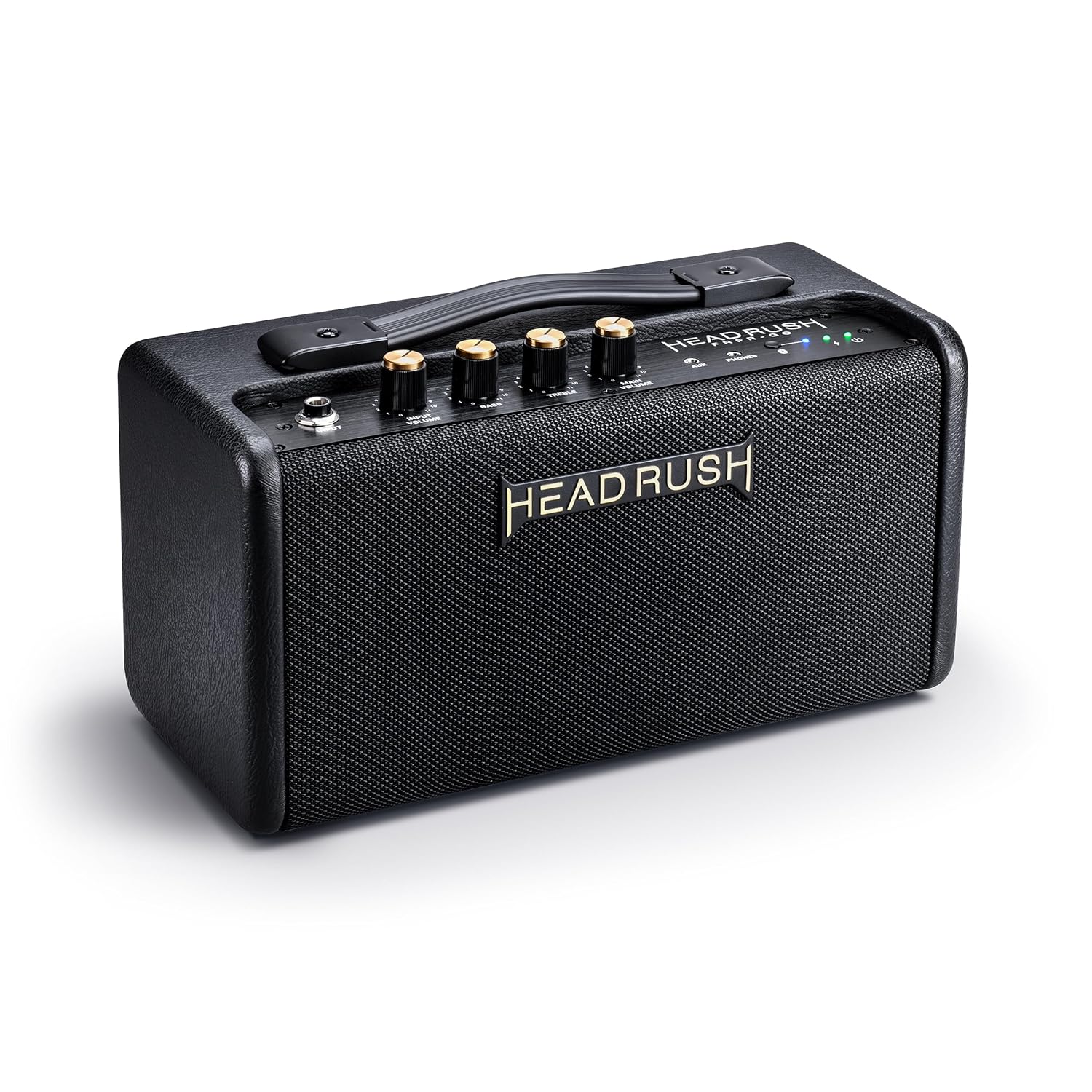 HeadRush FRFR-GO - 30W Aktif Gitar Kabini ve Bas Gitar Amfisi, Dual 3" Hoparlör, Bluetooth ve Şarj Edilebilir Pil ile Donatılmış, Multi-FX/Amfi Modelleme Pedalları için