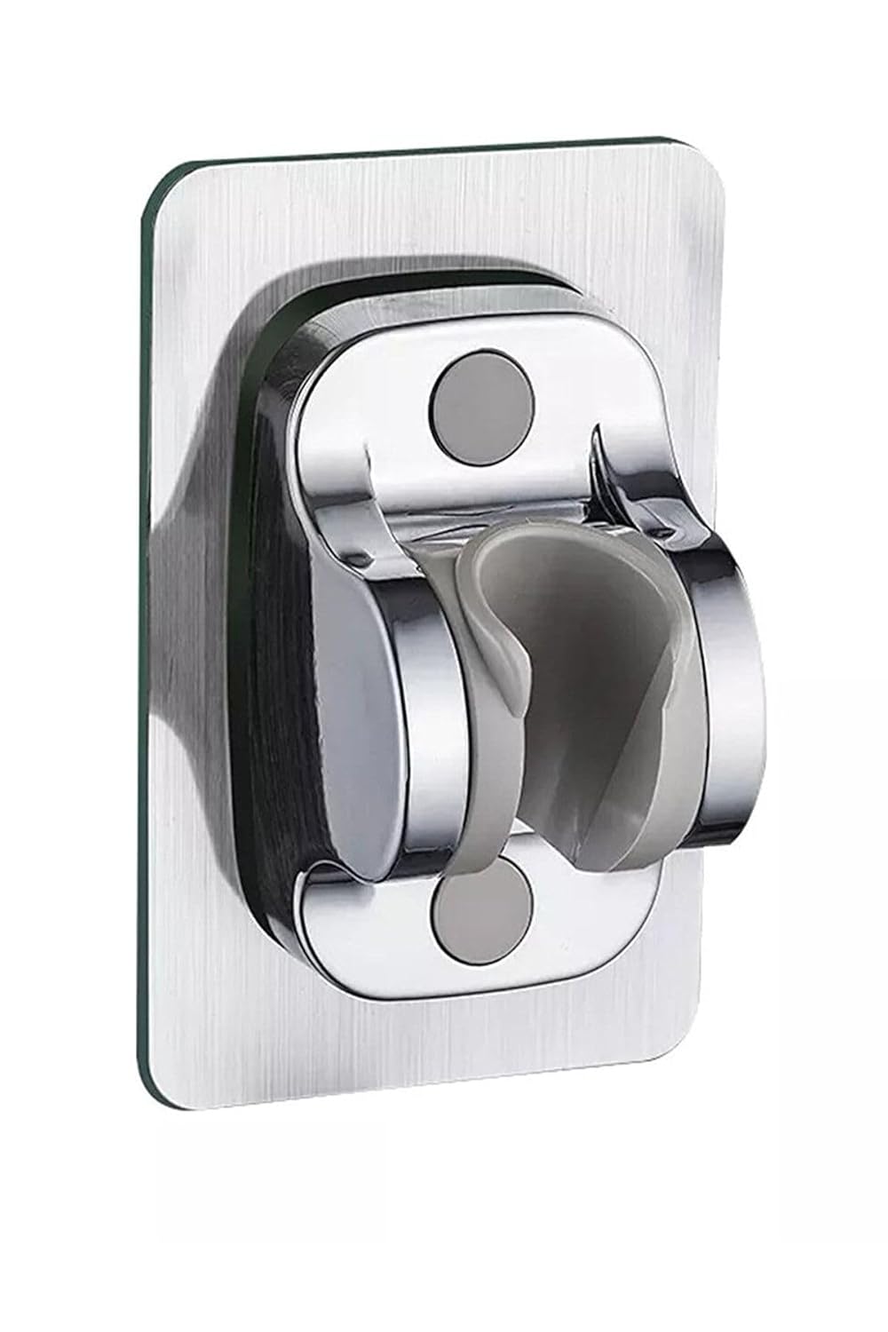 Lamiaseta Krom Kendinden Yapışkanlı 15 Kg Taşıyabilen Nano Duş Başlığı Askısı Duş Mafsalı