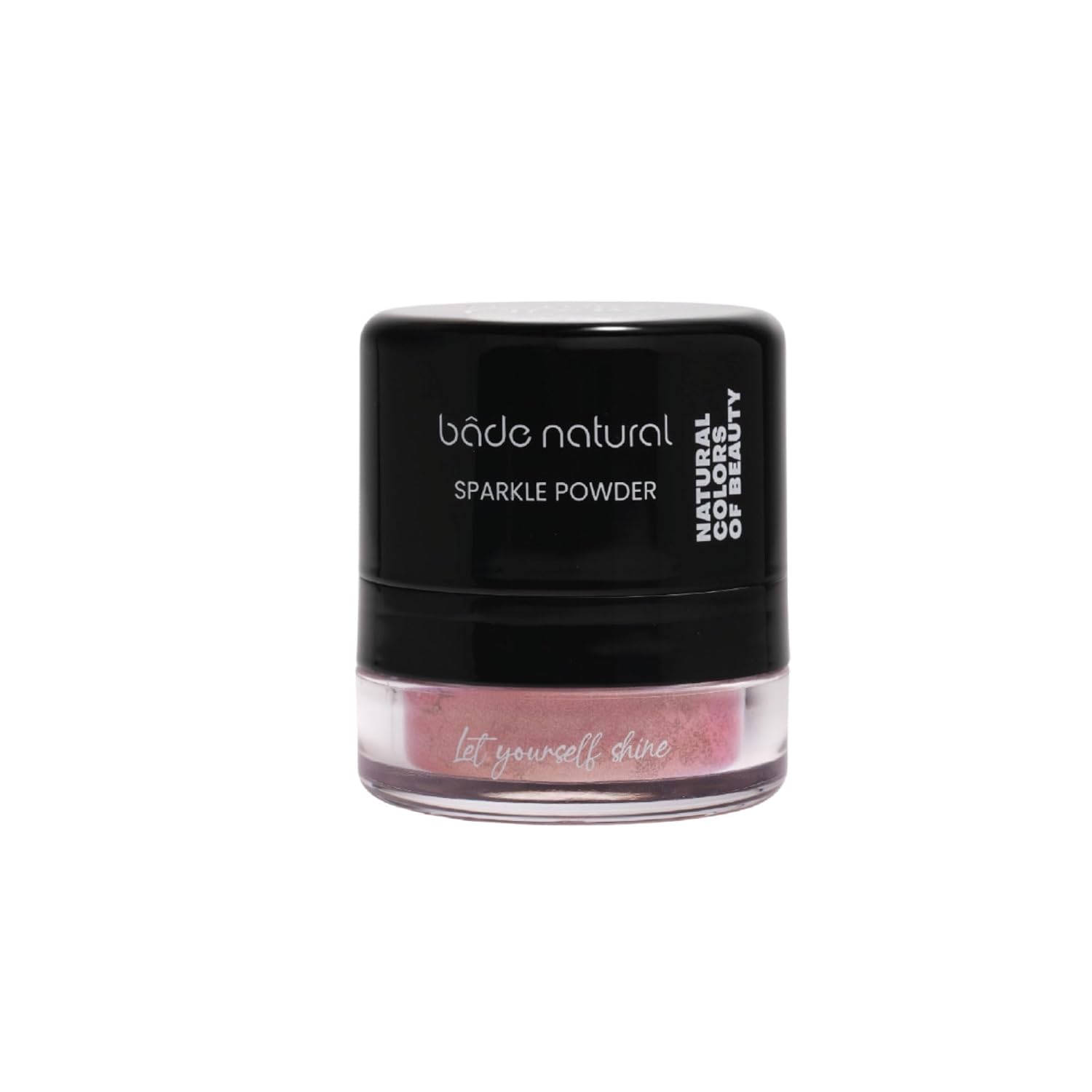 Bade Natural Sparkle Powder Shinny Pink Çok Amaçlı Toz Işıltılı Aydınlatıcı%100 Doğal
