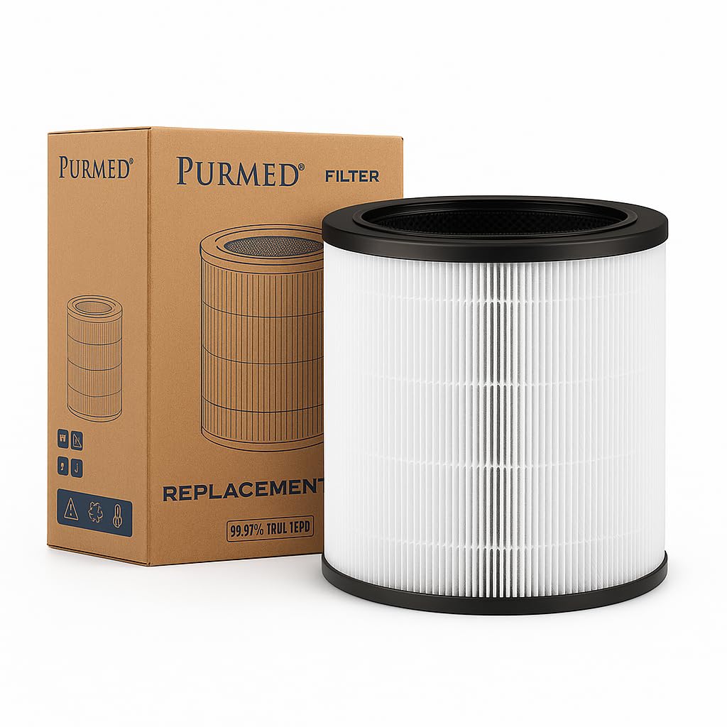 Purmed Bosch Air 2000 Uyumlu HEPA H13 + Aktif Karbon Filtre | Yüksek Performanslı Yedek Hava Temizleme Filtresi