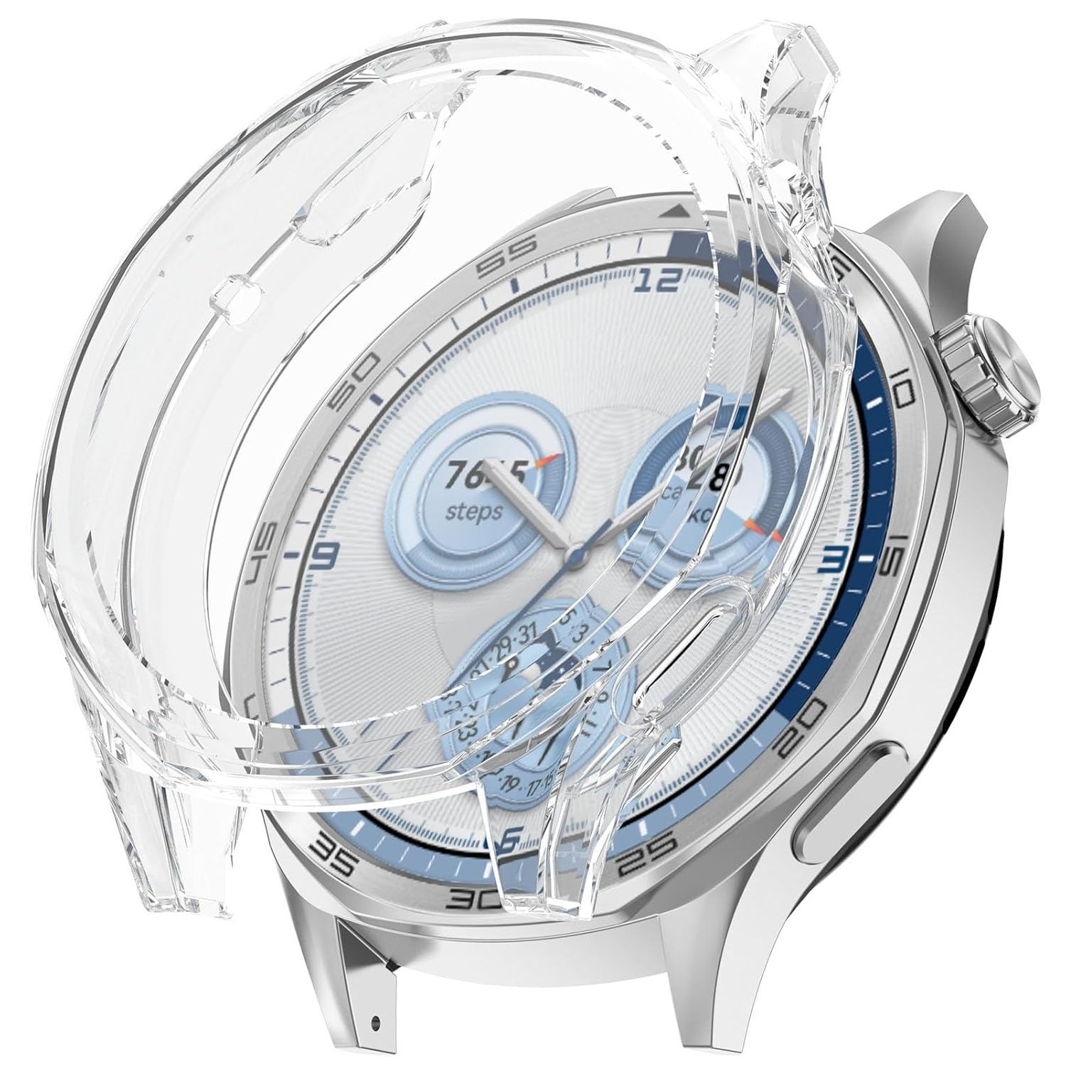 Rongep Huawei Watch GT5 46mm için 360° Kasa Koruyucu Yumuşak TPU Kılıf Dokunmatiği ve Netliği Etkile
