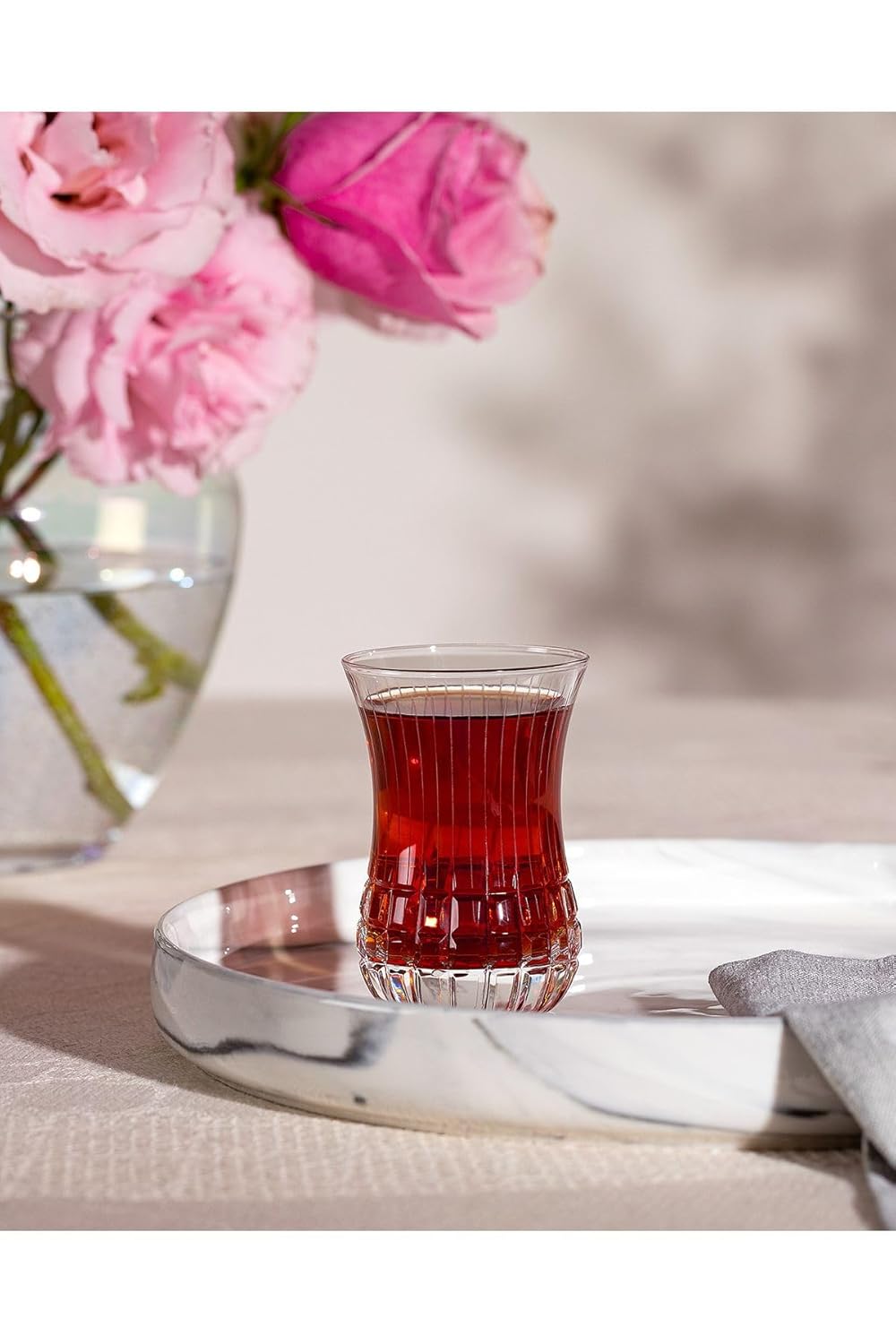 Madame Coco Carol 6'lı Çay Bardağı Seti, 115 ml