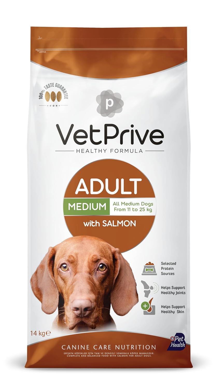 Vetprive Dog Adult Medium With Salmon 14 Kg