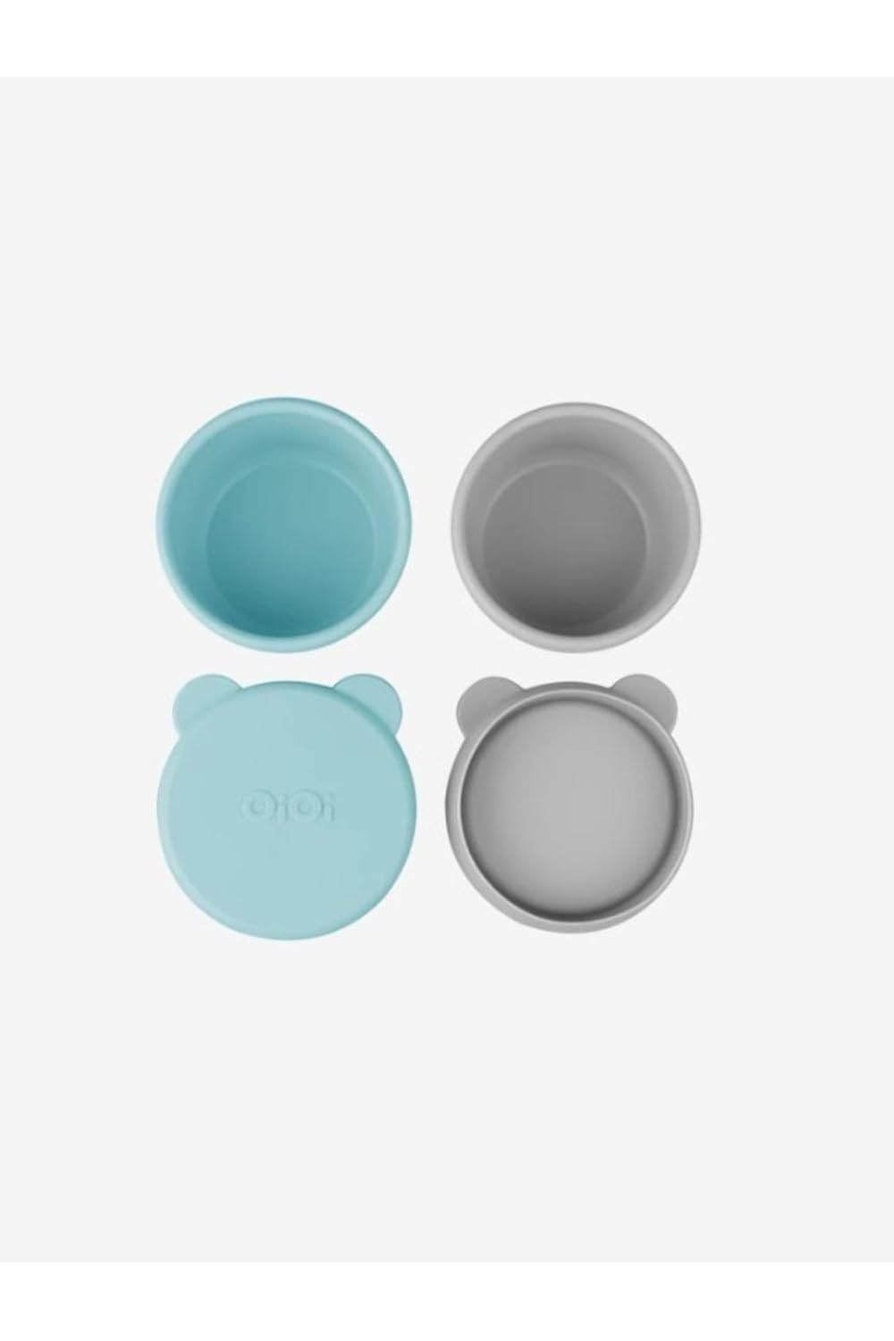 OiOi Mini Bites - Aqua Green/Powder Grey