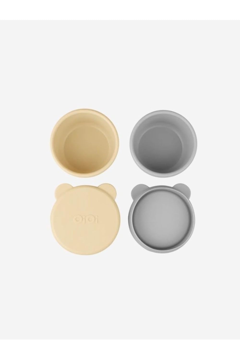 OiOi Mini Bites - Mellow Yellow/Powder Grey