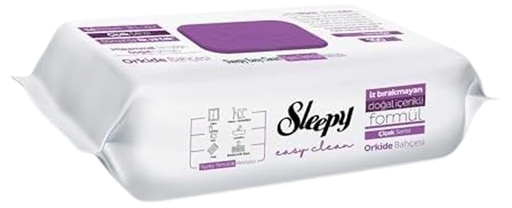Sleepy Easy Clean Orkide Bahçesi Yüzey Temizlik Havlusu&Mendili 12x100 (1200 Yaprak)