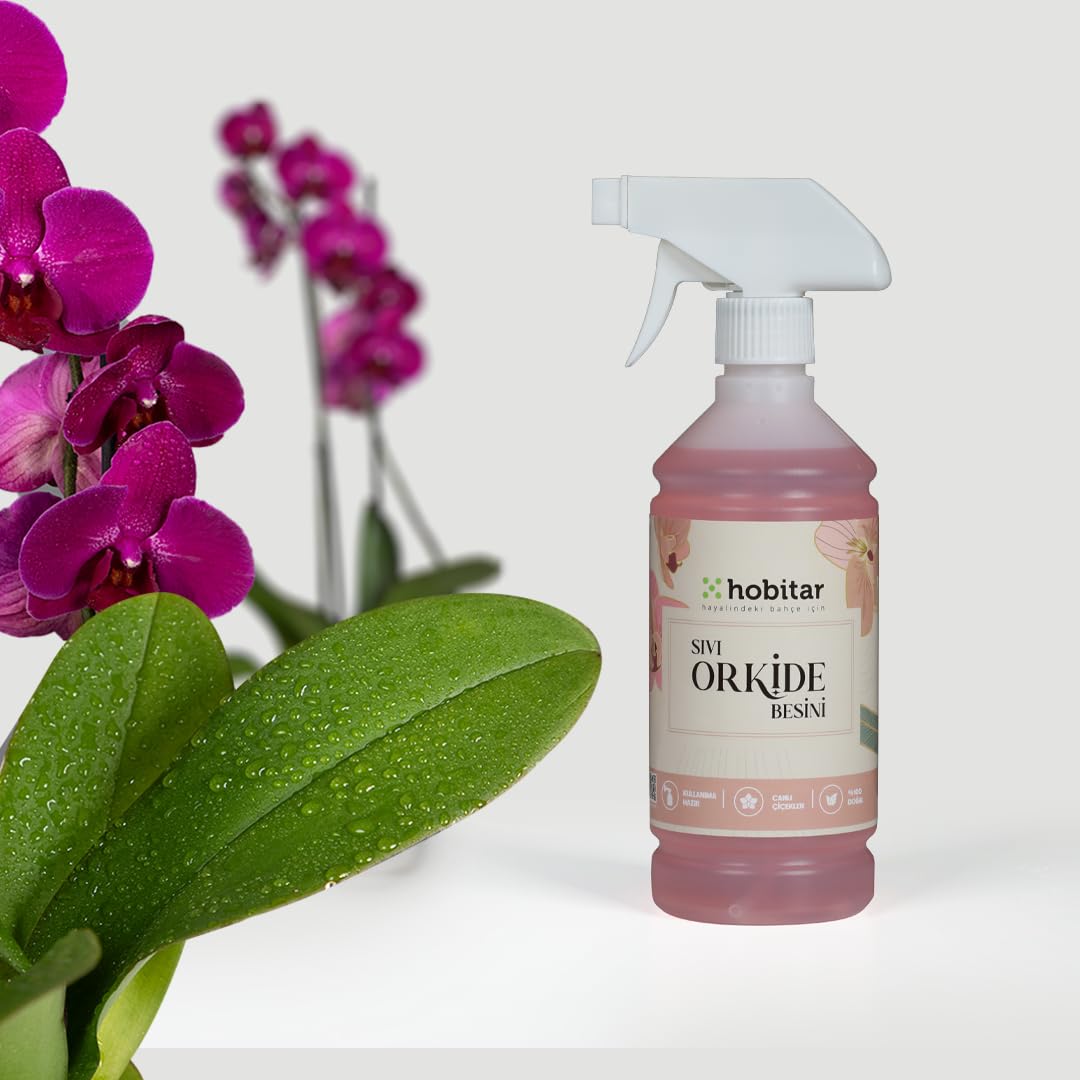 Genta Hobitar Orkide Besini Vitamini 500 ml -%100 Doğal, Çiçeklendirici ve Köklendirici Formül