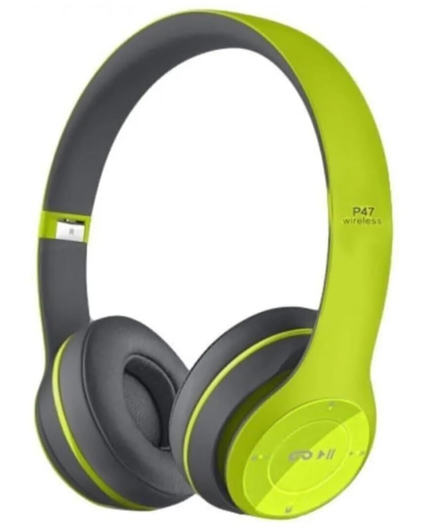 HEARTZ KABLOSUZ KATLANABİLİR KULAK ÜSTÜ FISTIK YEŞİL SOLO KULAKLIK WİRELESS