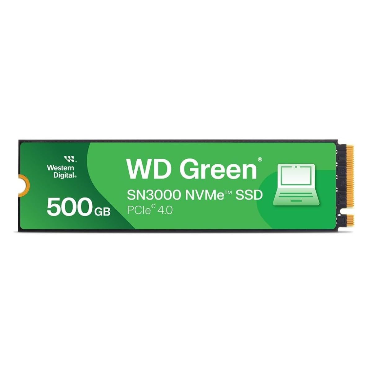 Western Digital Green SN3000 NVMe 500 GB (5.000 MB/sn'ye kadar okuma 4.000 MB/sn'ye kadar yazma) - WDS500G4G0E