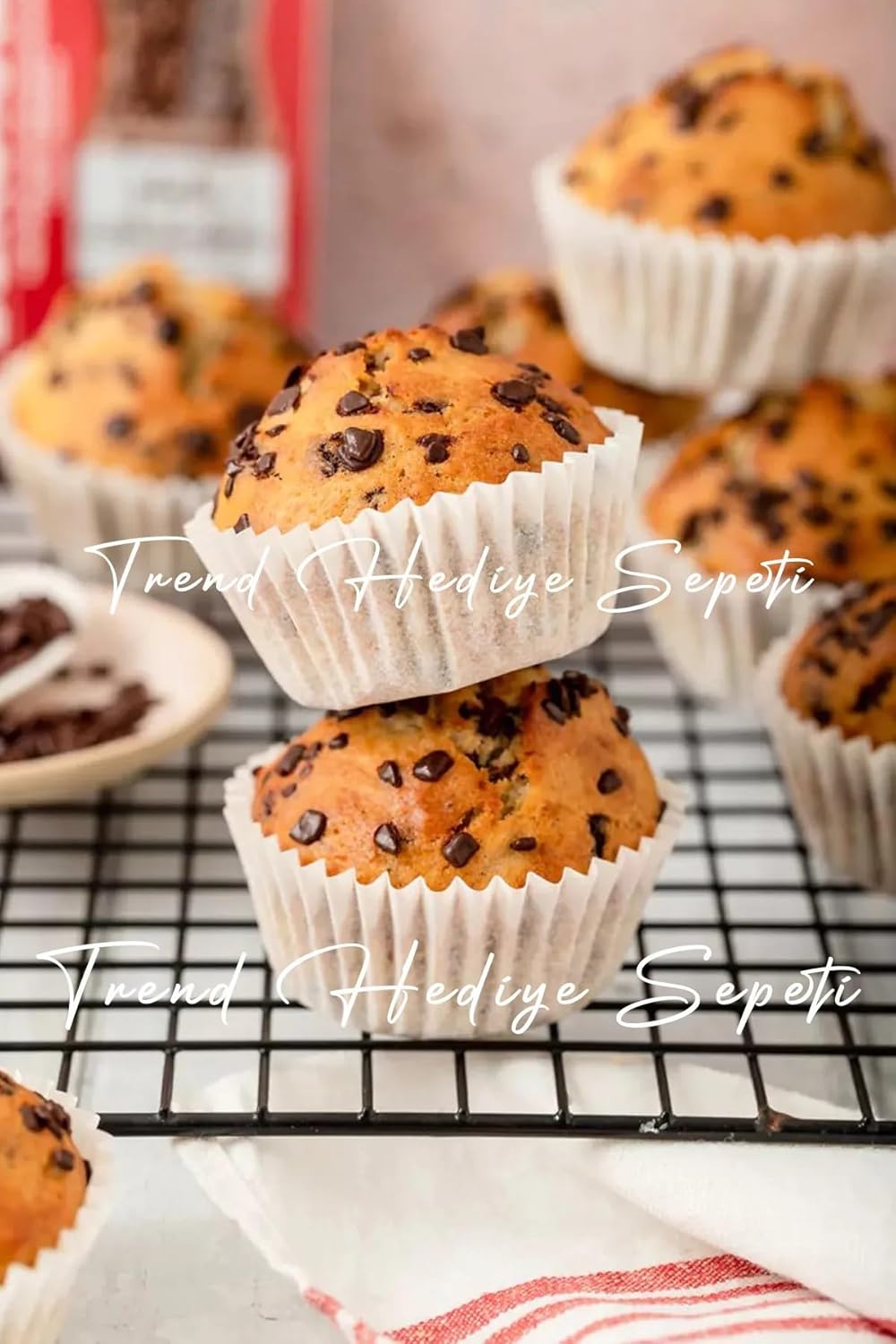 Trend Hediye Sepeti Takribi 100 Adet Orta Boy Beyaz Muffin Kek Kalıbı 40x30 Mm, Cupcake Kağıdı, Brownie Kalıbı