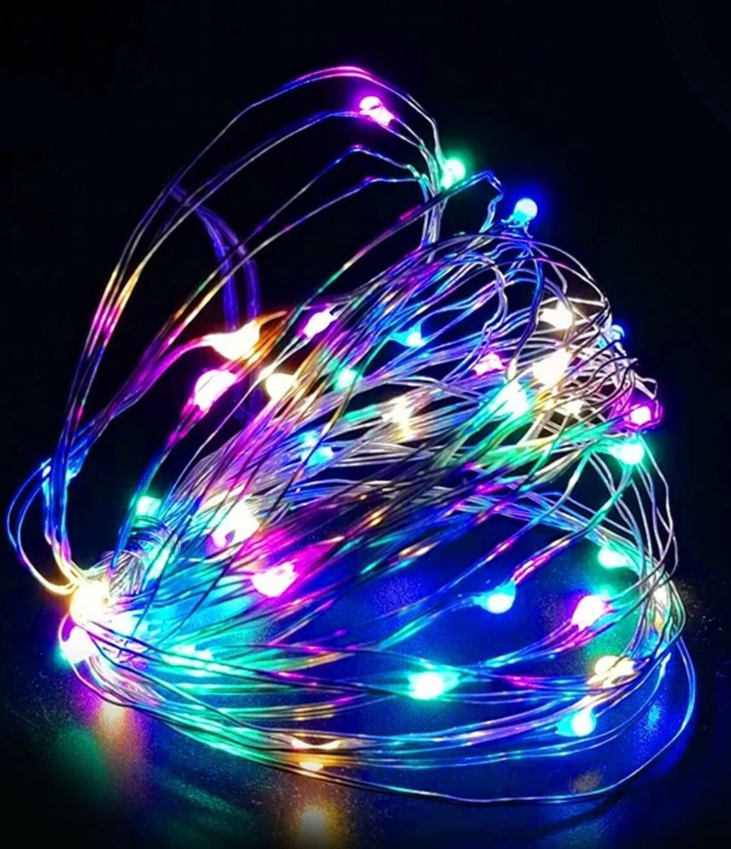 Peri led 3/5/10 Metre RGB Noel Işığı Ağaç Süsleme (1 Adet, 5 Metre)