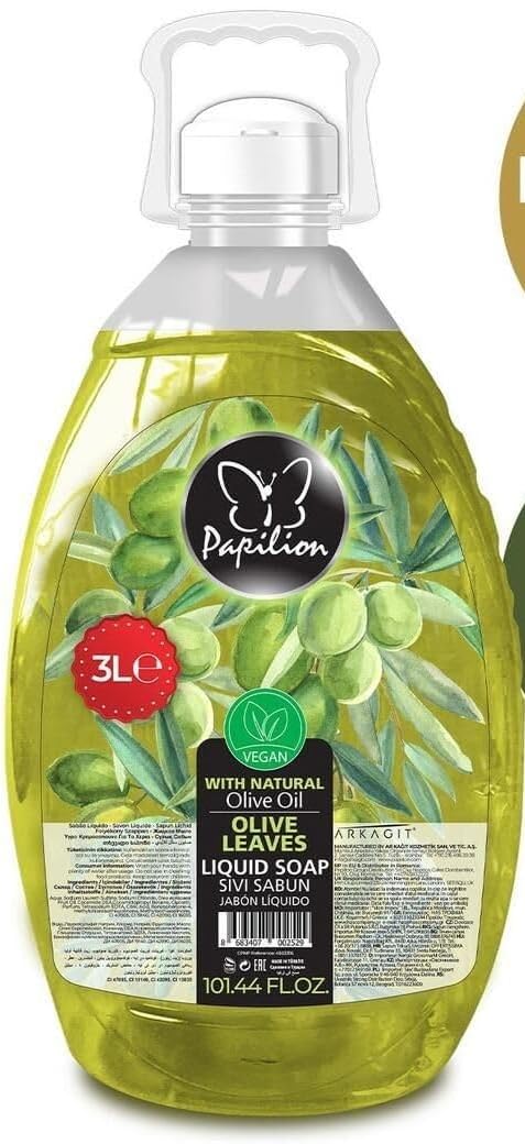Papilion Zeytin Yaprağı Kokulu Sıvı Sabun 3000 ml