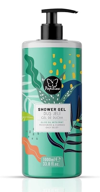 Papilion Duş Jel 1000 Ml Nane İle Zeytinyağı