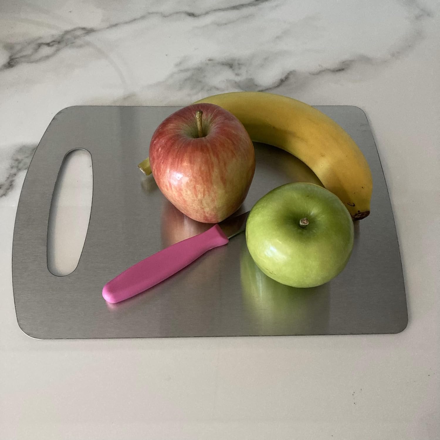 Paslanmaz Çelik Kesme Tahtası 28cm x 20cm