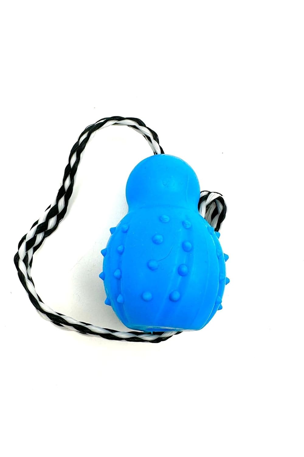 Tasma Market Zilli Tutma İpli Tartar Diş Temizleme Köpek Eğitim Oyuncağı Mavi