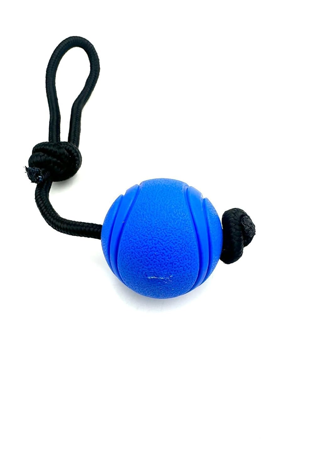 Tasma Market Mavi Halatlı Yumuşak Dokulu Köpek Eğitim Topu Oyuncağı Mavi