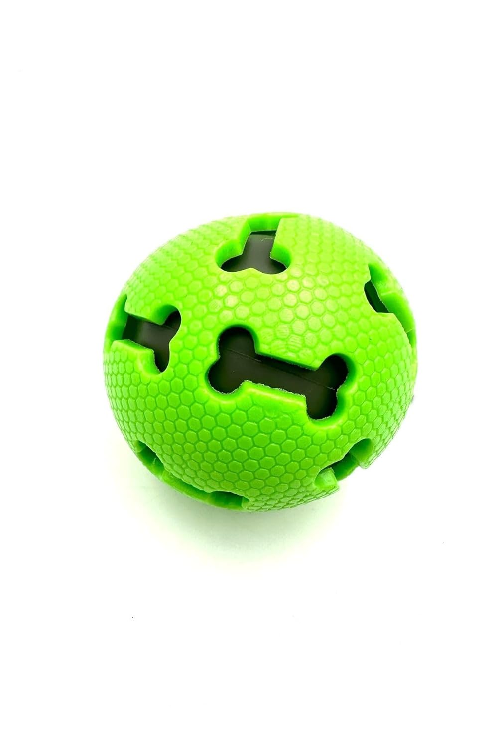 Tasma Market Yeşil Kemik Desenli Sesli Premium Köpek Oyun Topu Yeşil