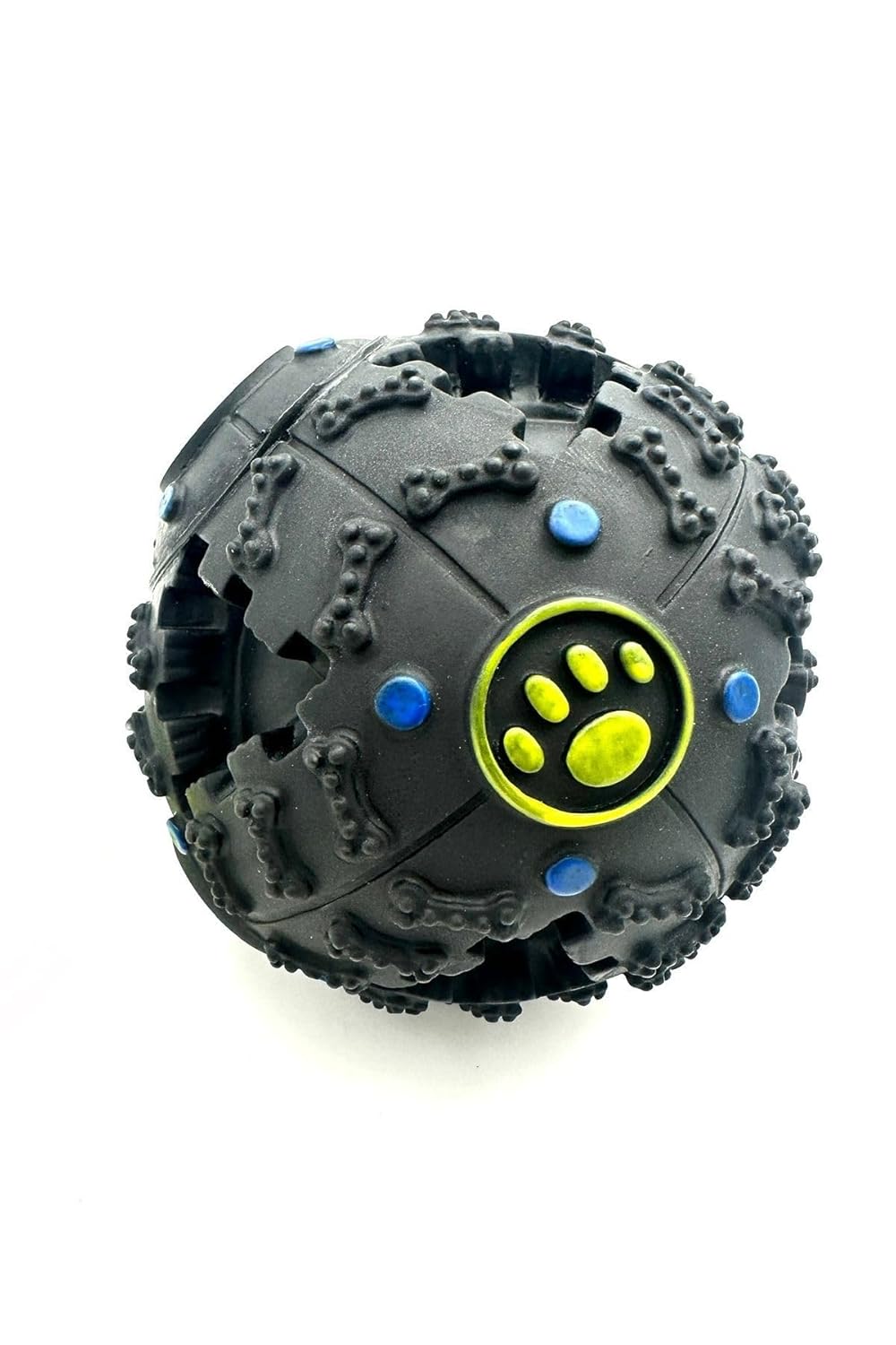 Tasma Market Siyah Sesli Premium Köpek Topu Oyuncağı Siyah