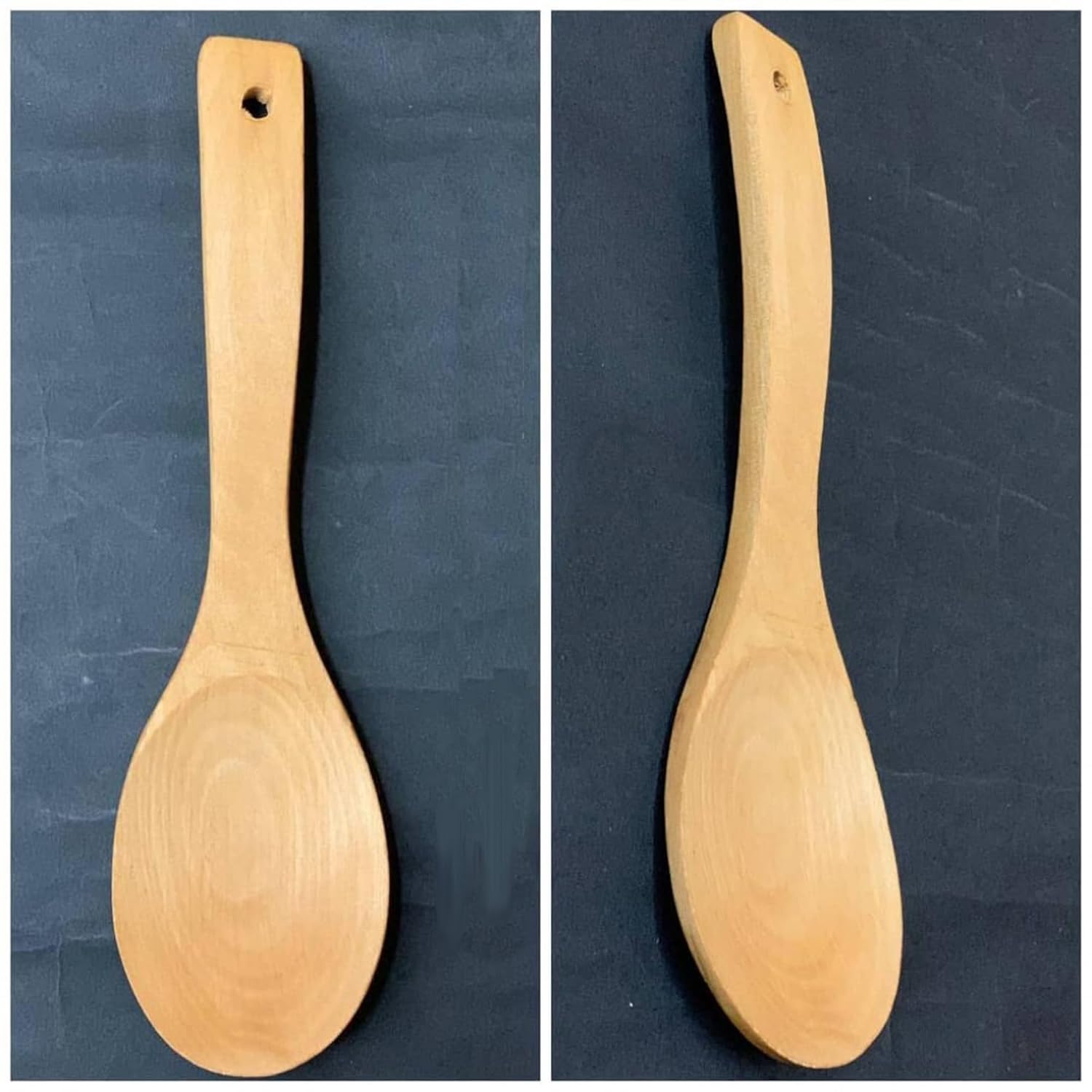 Promosyonca Ahşap Kepçe, Spatula, Kaşık Çeşitleri 5 Adet (Pilav Kaşığı)