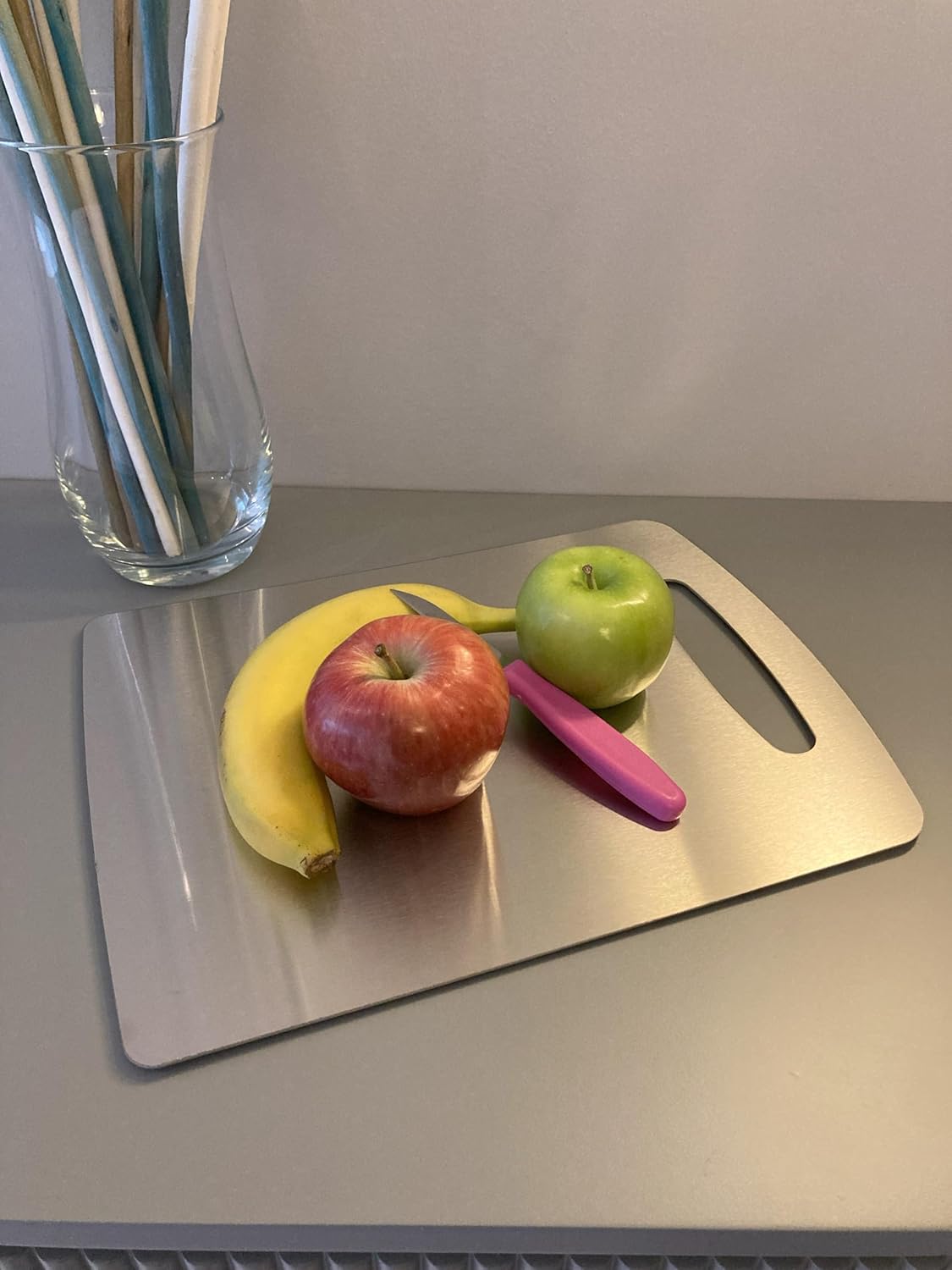 Paslanmaz Çelik Kesme Tahtası 32.5cm x 24cm