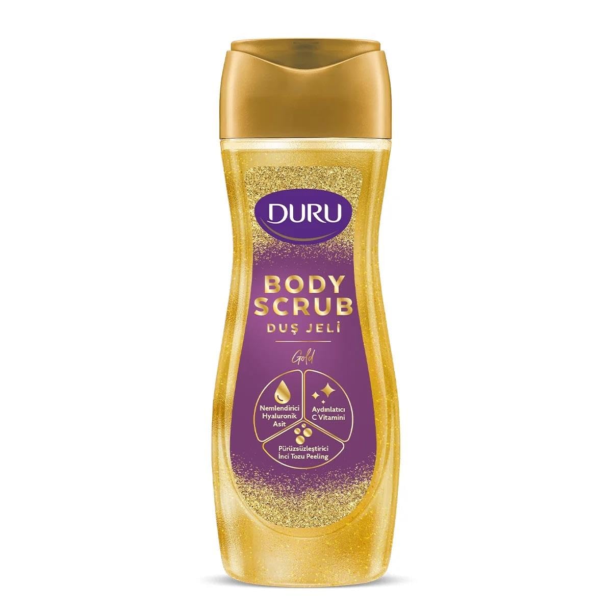 Duru Body Scrub Duş Jeli, Gold, 450 Mililitre