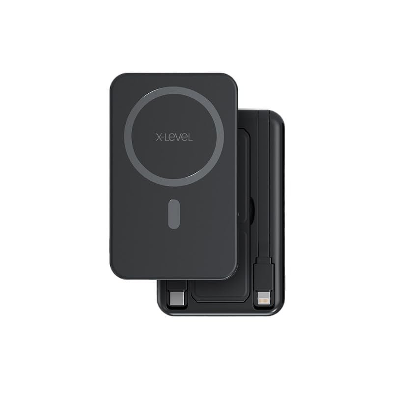X-Level X-Powermagduo 15w Kablosuz Özellikli Pd 20w 10.000 Mah Taşınabilir Şarj Aleti Çift Kablo Powerbank