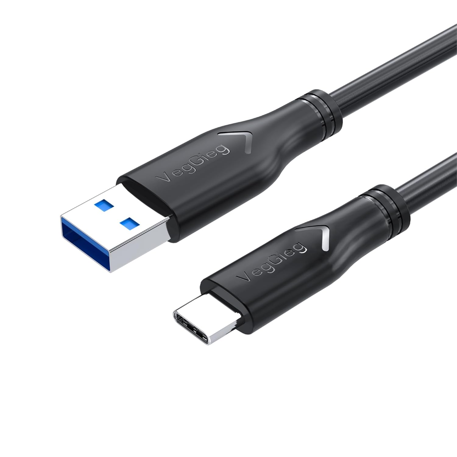 VegGieg USB 3.0 to Type-C 60W 10Gbps Data ve Şarj Kablosu 1 Metre