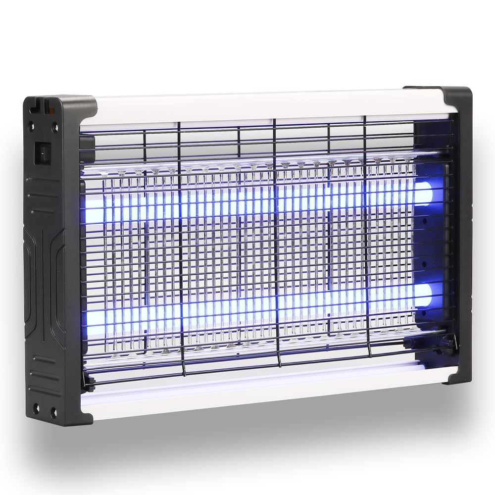 Aksesuarcı 6W 220V/50Hz İki Ledli UV Işık Profesyonel Sinek Öldürücü, Ultraviole Işıklı Büyük Boy Sinek Öldürücü, Haşere Öldürücü, Böcek Öldürücü