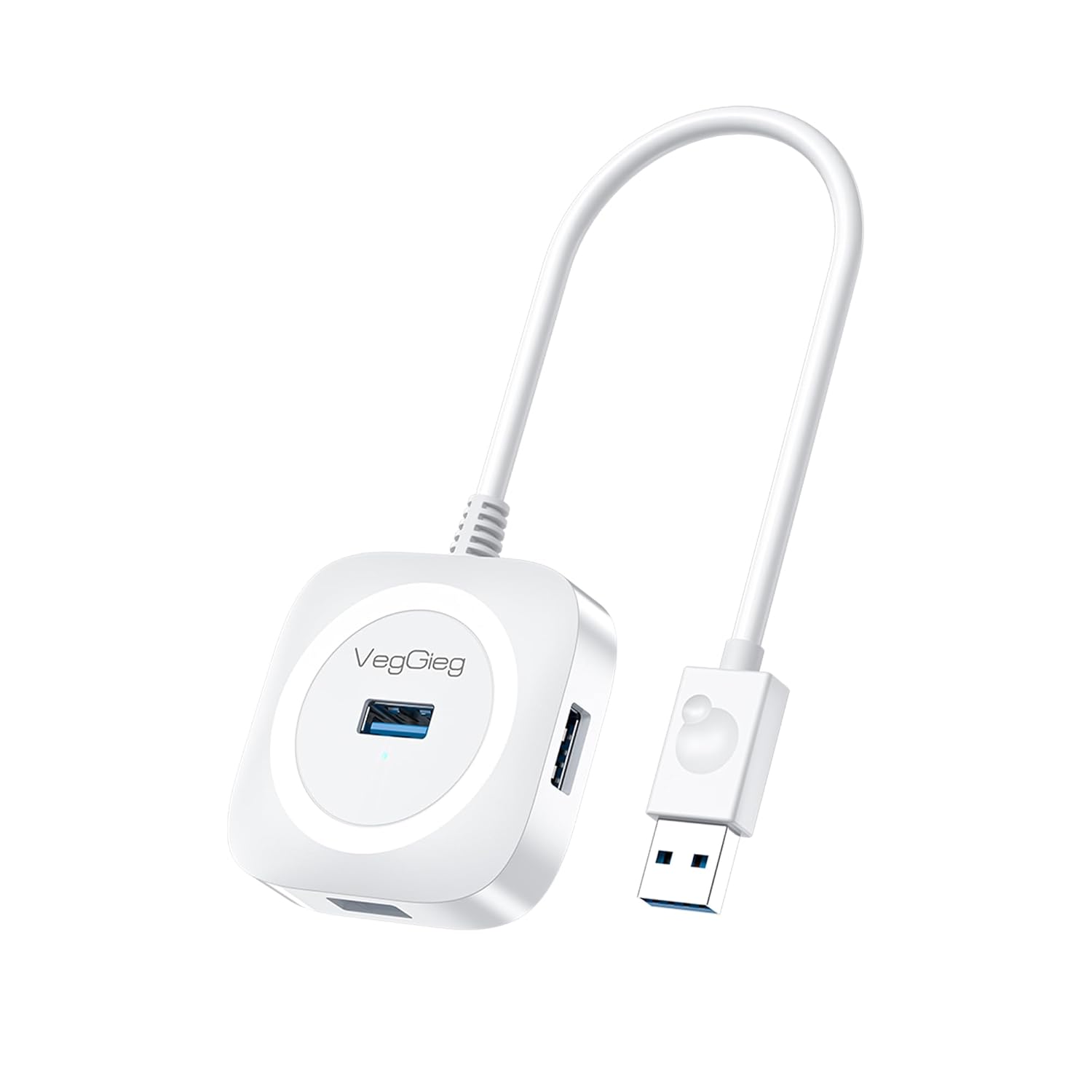 VegGieg 4 Port USB 3.0 Çoklayıcı Hub Beyaz