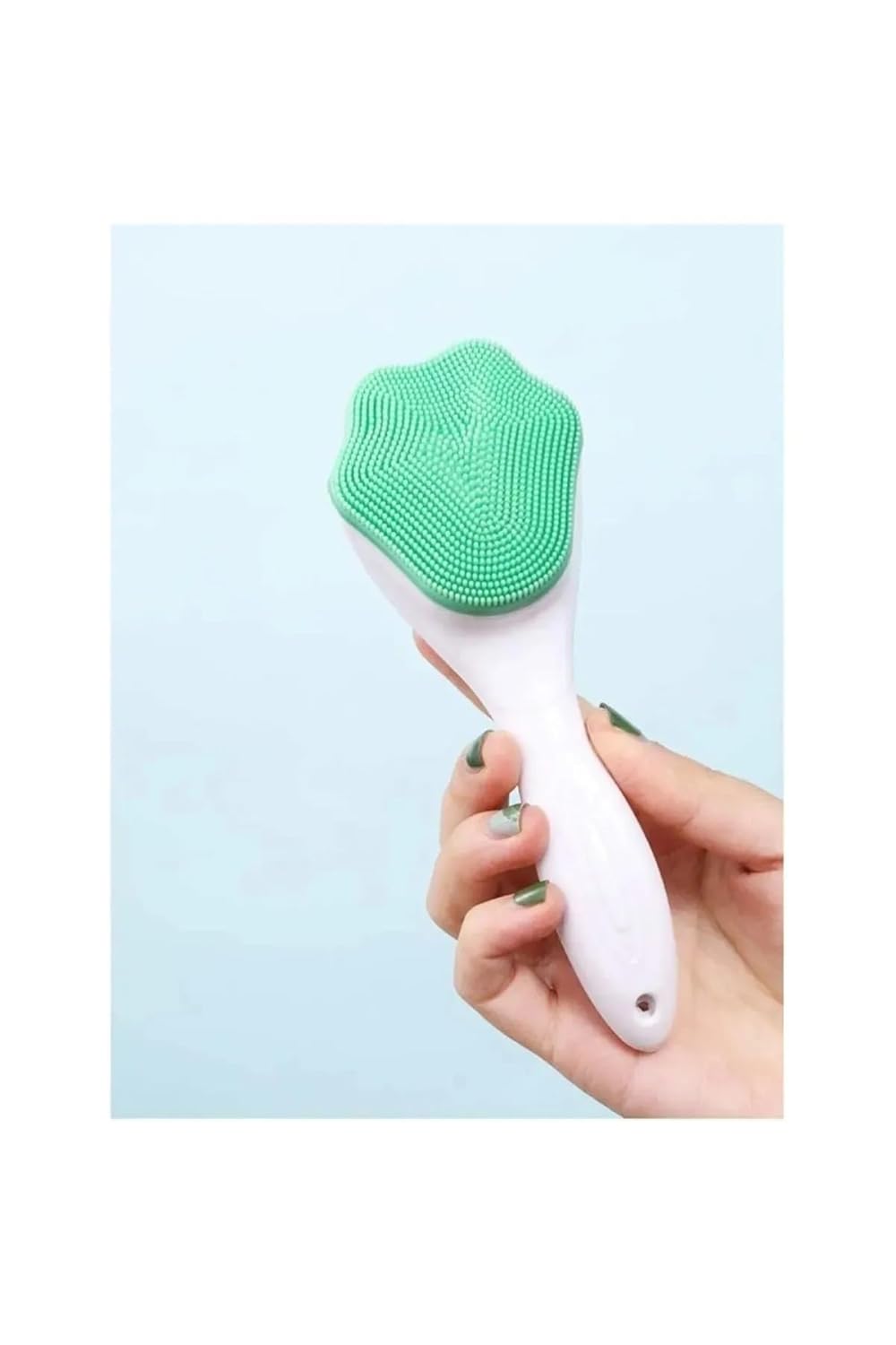 SAFESTORE Yüz Temizleme ve Peeling Masaj Aleti, Yumuşak Silikon Yüz Cilt Temizleyici Fırçası