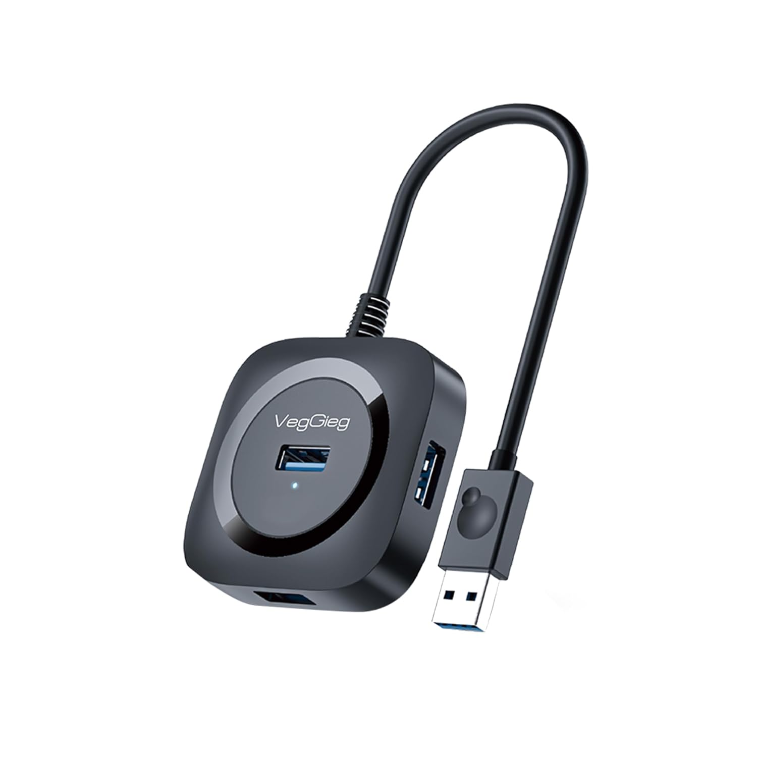 VegGieg 4 Port USB 3.0 Çoklayıcı Hub Siyah