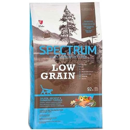 Spectrum Low Grain Somonlu ve Hamsili 12 kg Yetişkin Kedi Maması