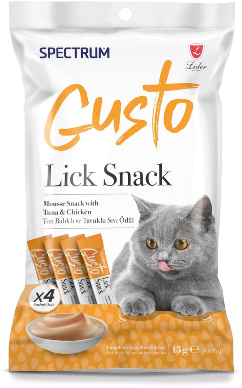 Spectrum Ton Balıklı ve Tavuklu Yetişkin Kedi Sıvı Ödül 60 Gram