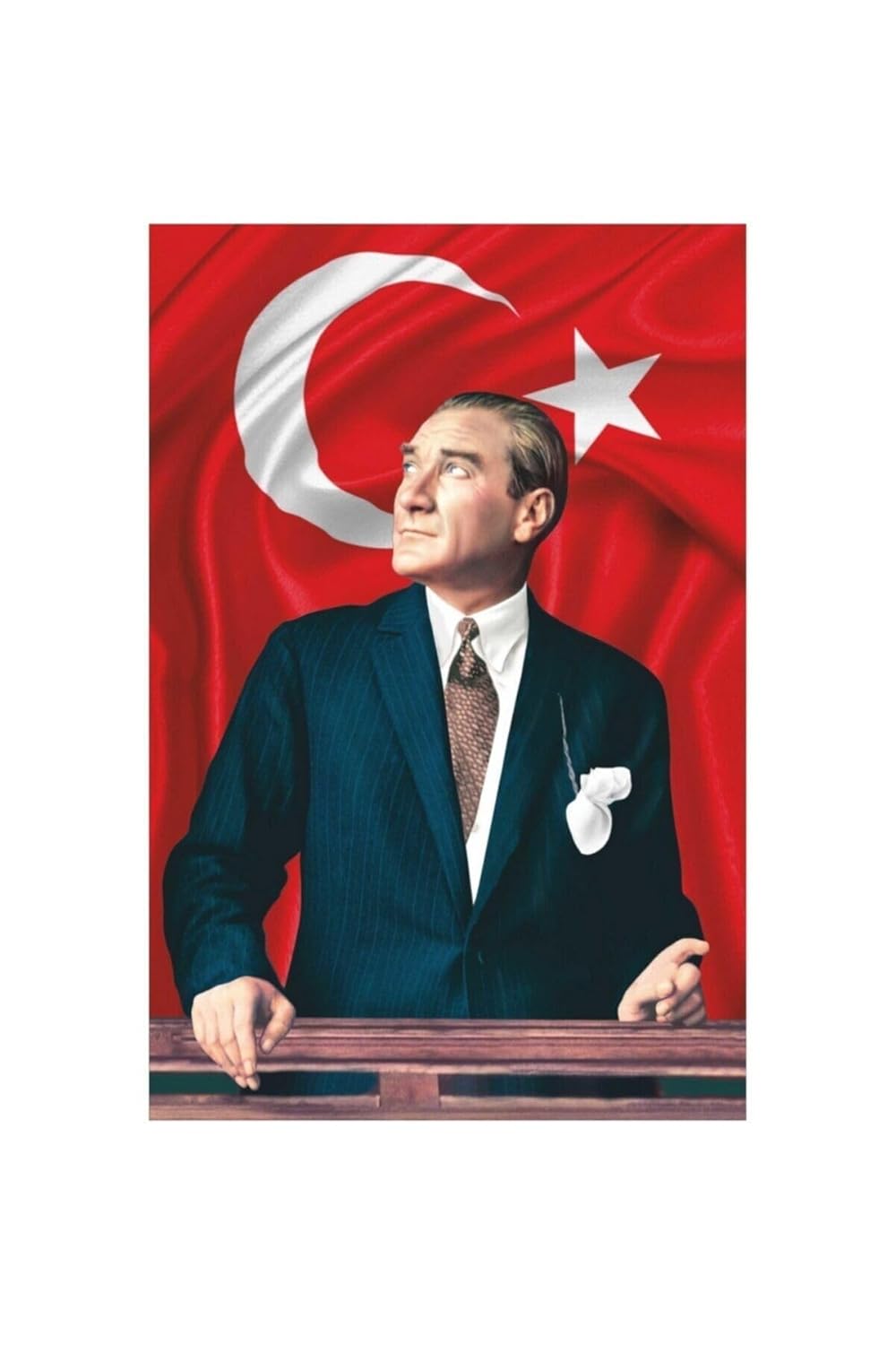 Atatürk Resmi Raşel Kumaş 200x300cm.