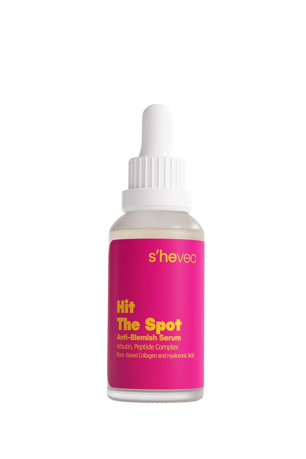 She Vec HIT THE SPOT – Leke Bakımı | Onarmaya Yardımcı Arbutin ve Peptit Kompleksi İçeren Serum (30 ml)