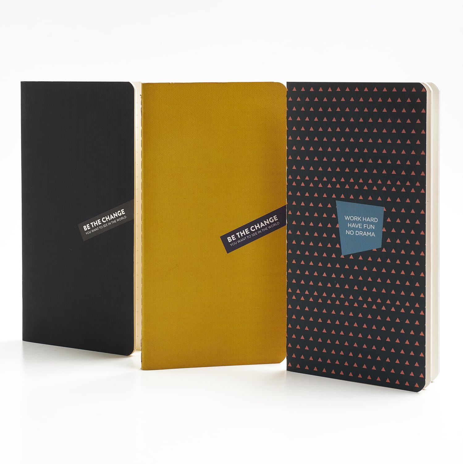 Chumac 3'lü Defter Seti 9 x 17,5 cm Çizgili Not Defteri