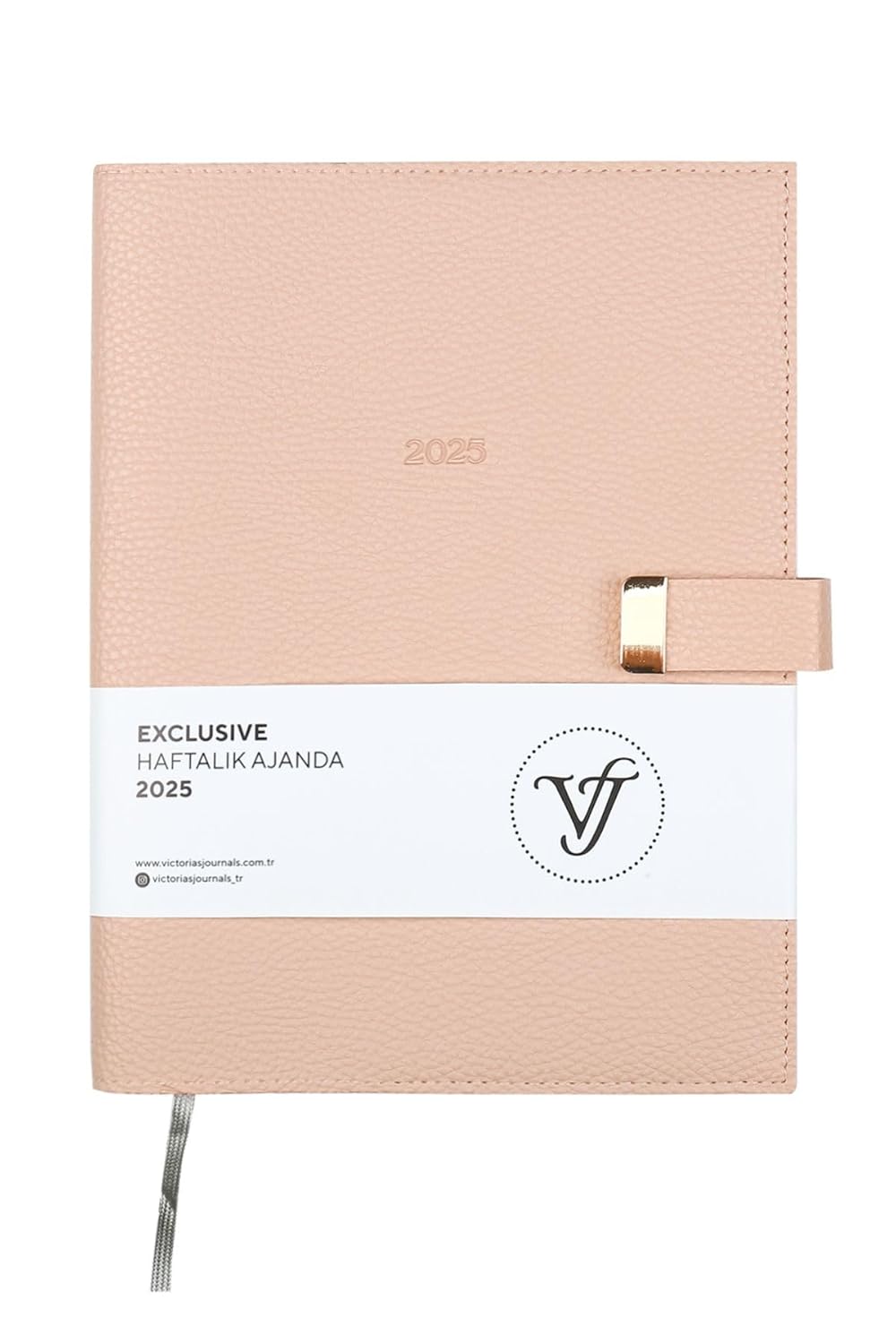 Exclusive 2025 Haftalık Ajanda A4 (19x25cm) Ivory 100gr. İçi Değişebilir