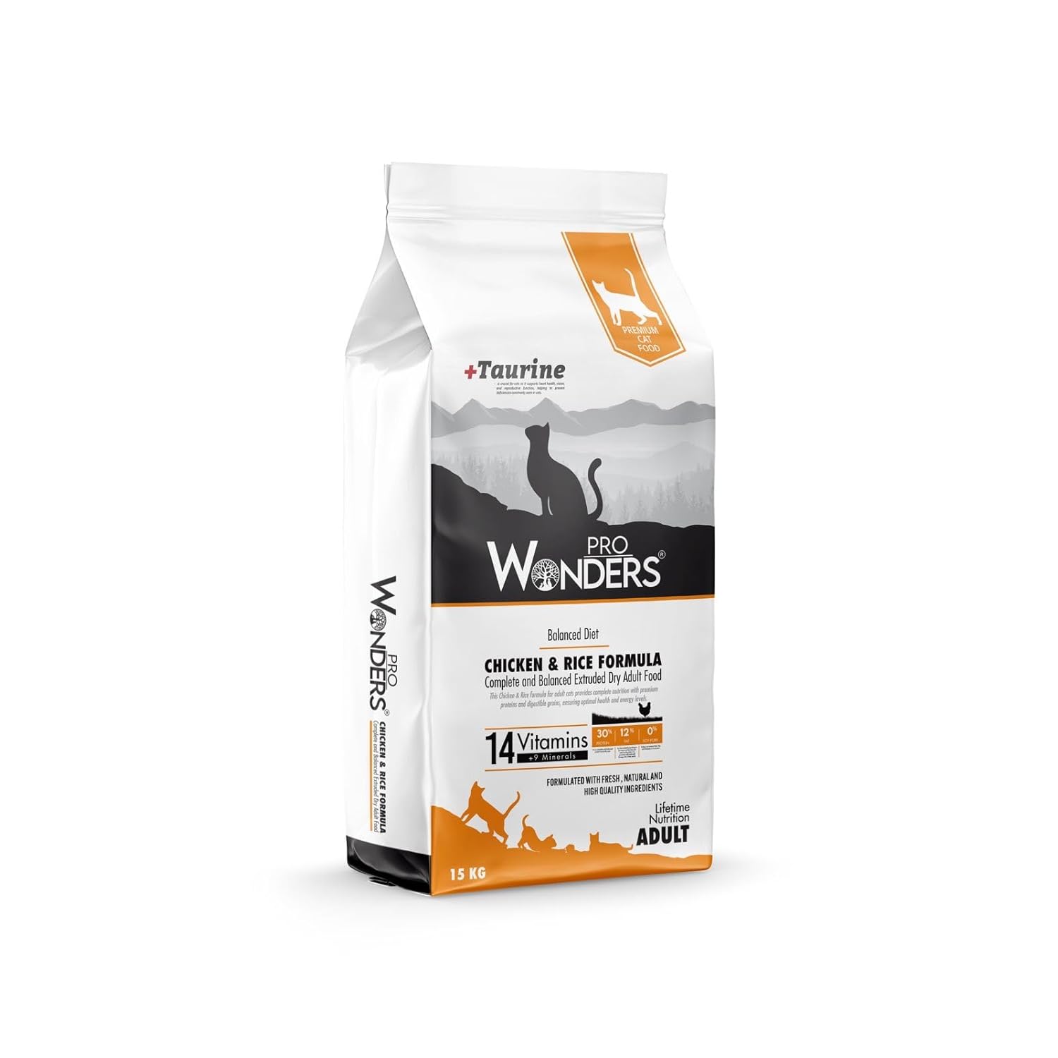 Pro Wonders Tavuklu Yetişkin Kedi Maması 15 KG