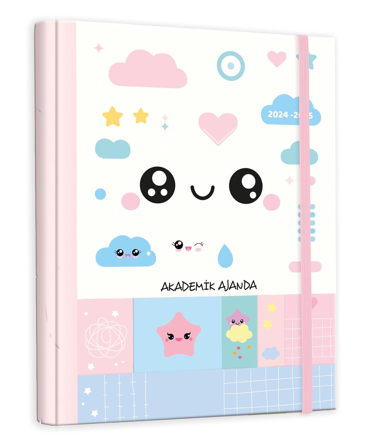 Victoria's Journals Akademik Ajanda 2024-2025 Gizli Spiralli 17x23cm 100gr. (1264)