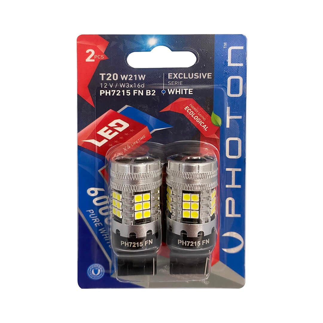 PHOTON Ampul T20 W21W 12V Fanli Exclusive Serie (2'Li Blister)