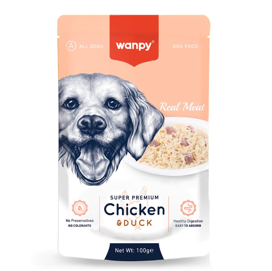 Wanpy Tavuk&Ördek Yaş Köpek Maması 100 G