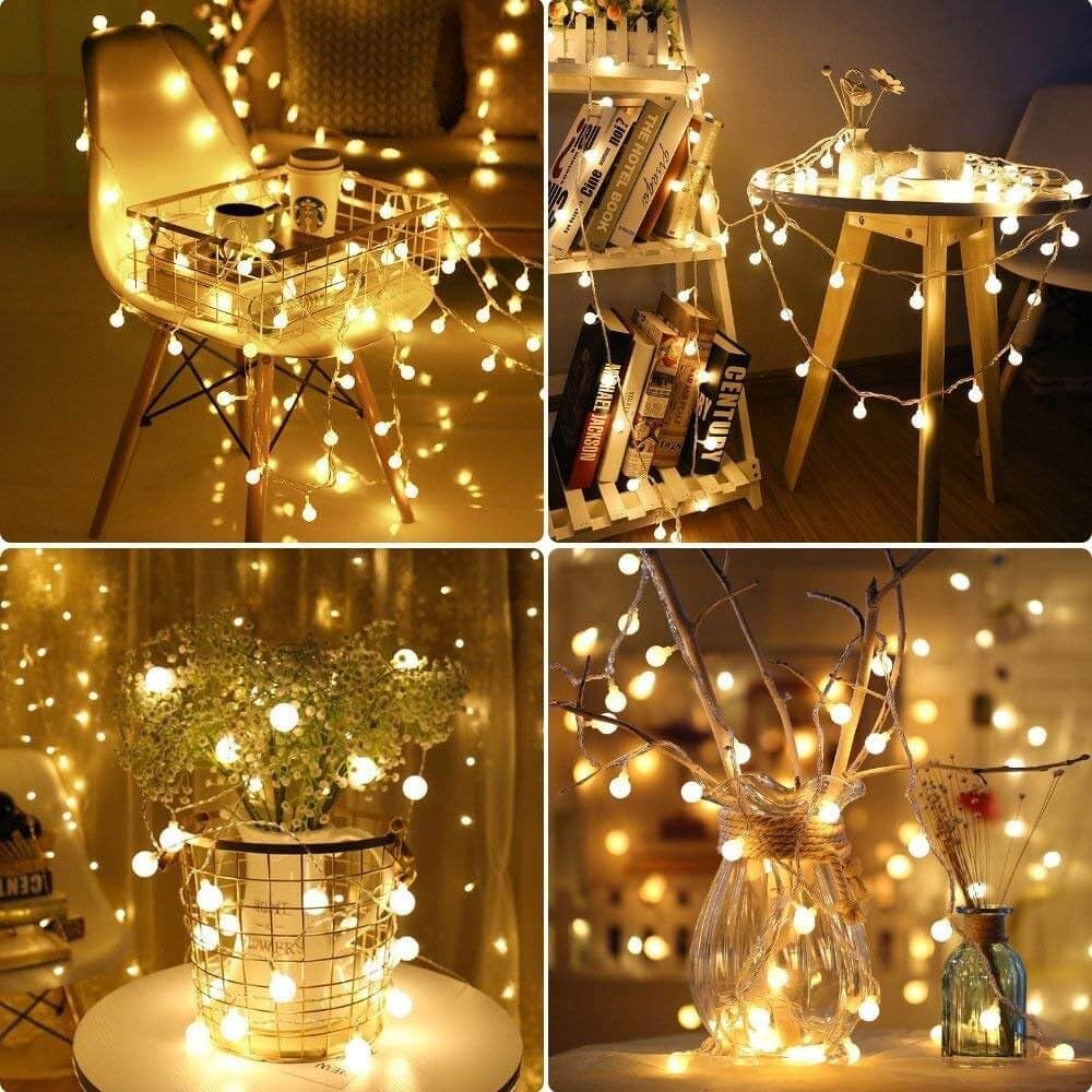 Dekoratif Led Işık Dizeleri (Ampul Top)