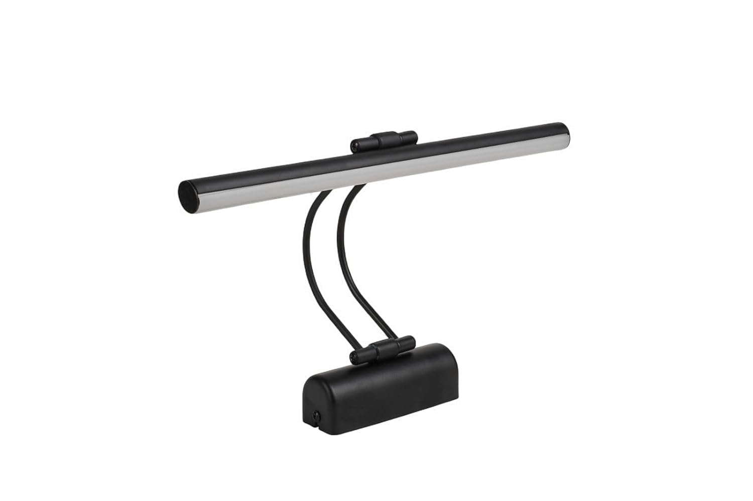 Merwish Enerji Tasarruflu Flüt Led Aplik Banyo Tablo Çalışma Masası Duvar Sanat Eseri Ayna Dekoratif ve Modern Aydınlatma 35 Cm Elektrikli 6500k Beyaz Işık (Siyah)