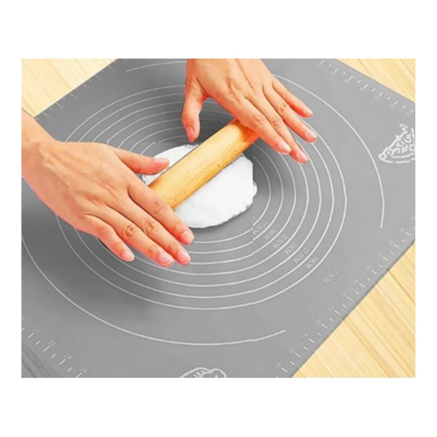 Noksi Hamur Matı, Kaymaz, Silikon Hamur Açma Ve Hamur Kesme Matı (NKS168)