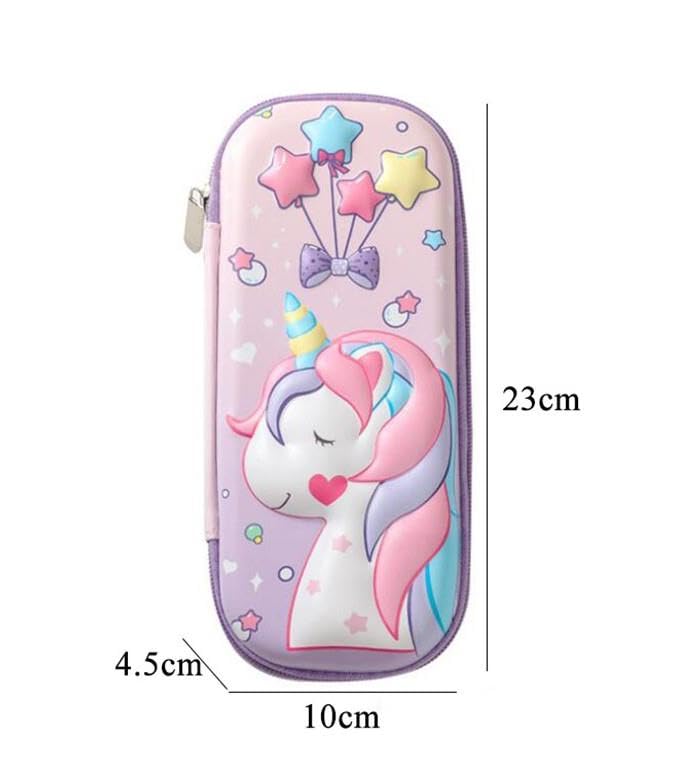 Valkyrie 3 Boyutlu Yıldız Balon Unicorn Su Geçirmez Kalem Kutusu