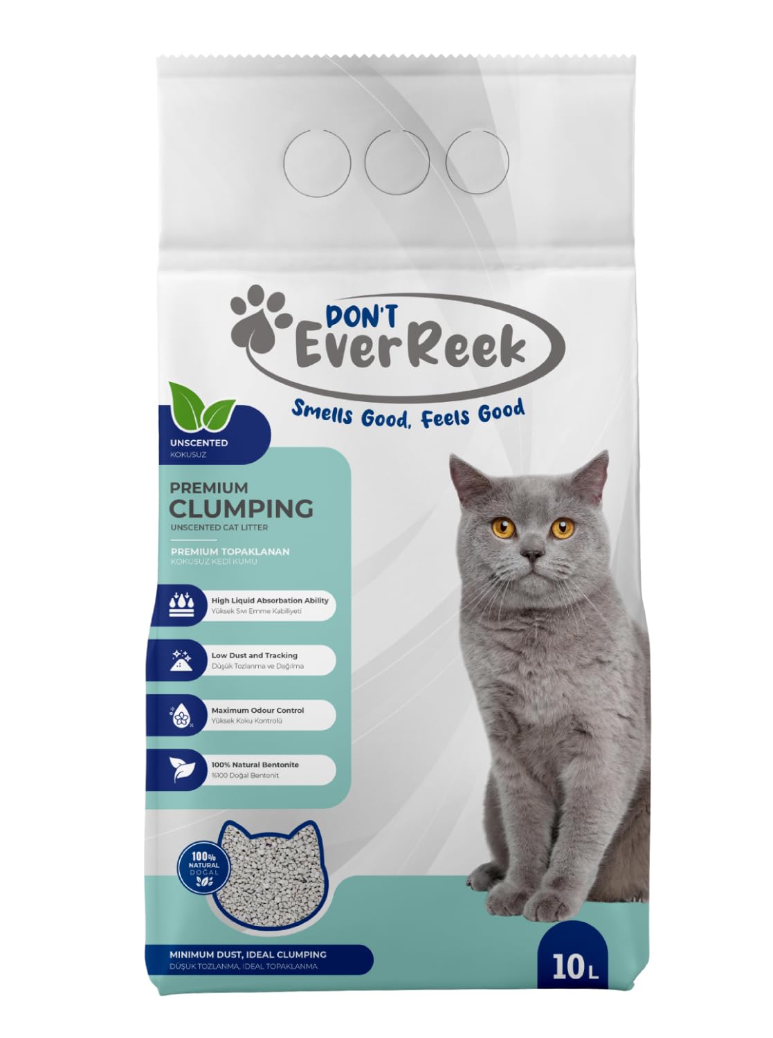 Ever Reek Kedi Kumu (Kokusuz, 10 Litre)