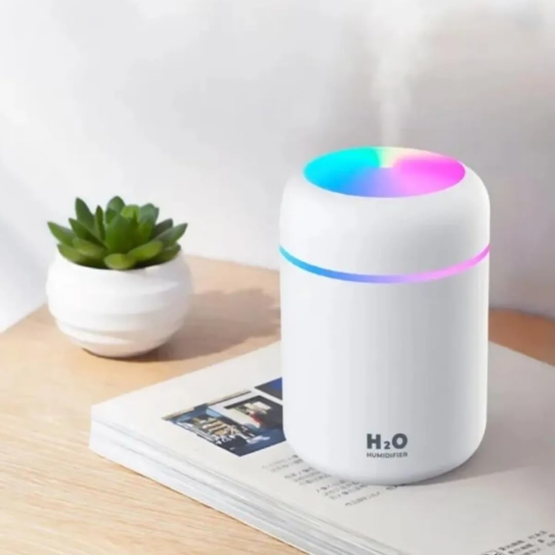 Jouis Hava Nemlendirici Ortam Nemlendirici Işıklı Hava Nemlendirici Buharlı Nemlendirici Buhar Makinesi ve Aroma Difüzörü H2O Nemlendirici Oda Nemlendirici Hava Temizleyici