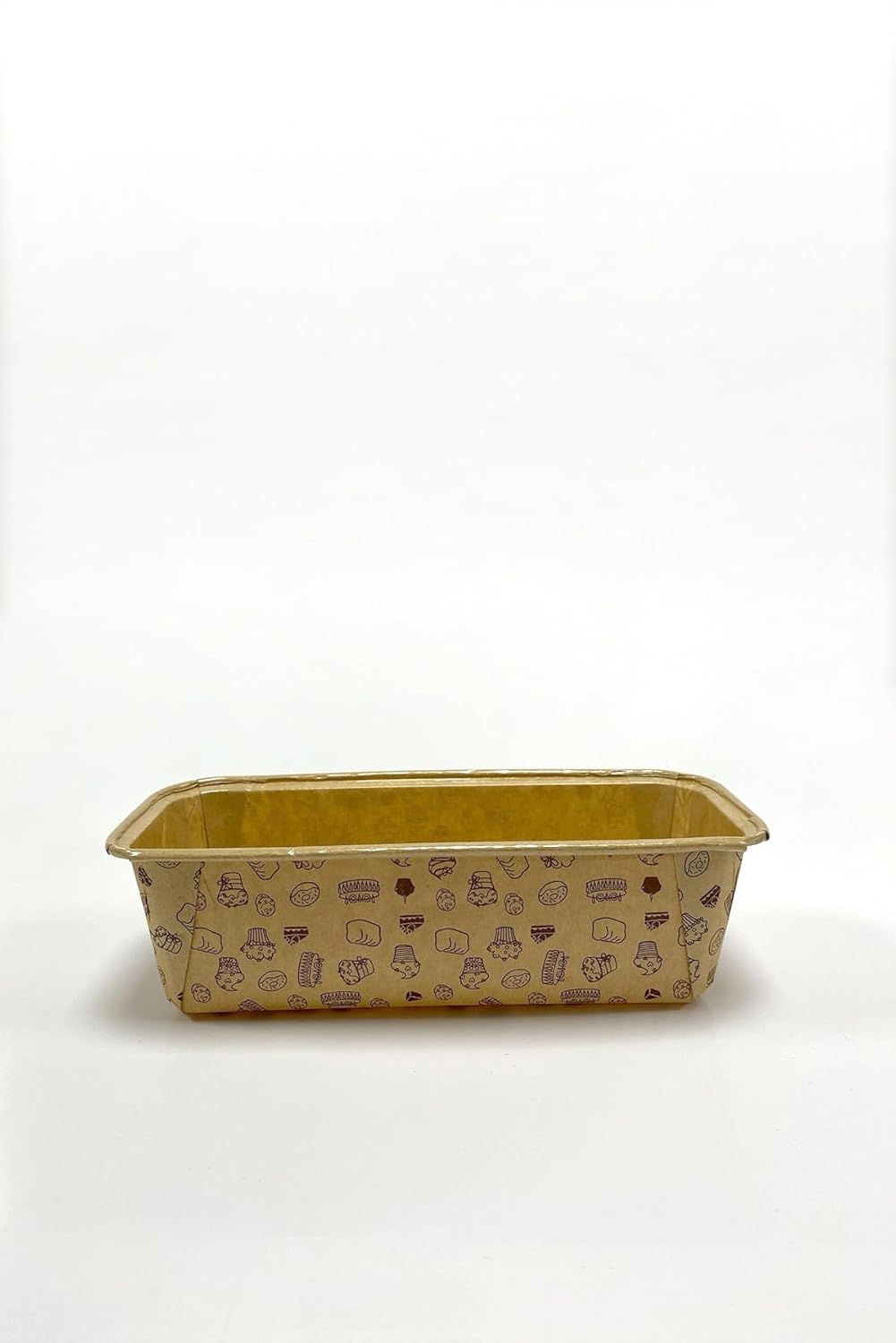 Dolphin 25li Muffin Kalıbı - Cupcake kalıpları, Su Geçirmez ve Yağ Geçirmez Pişirme Kağıtları, Ev veya Parti İçin Alüminyum Folyo Pişirme Kek Kapları - Baton Kraft Desenli