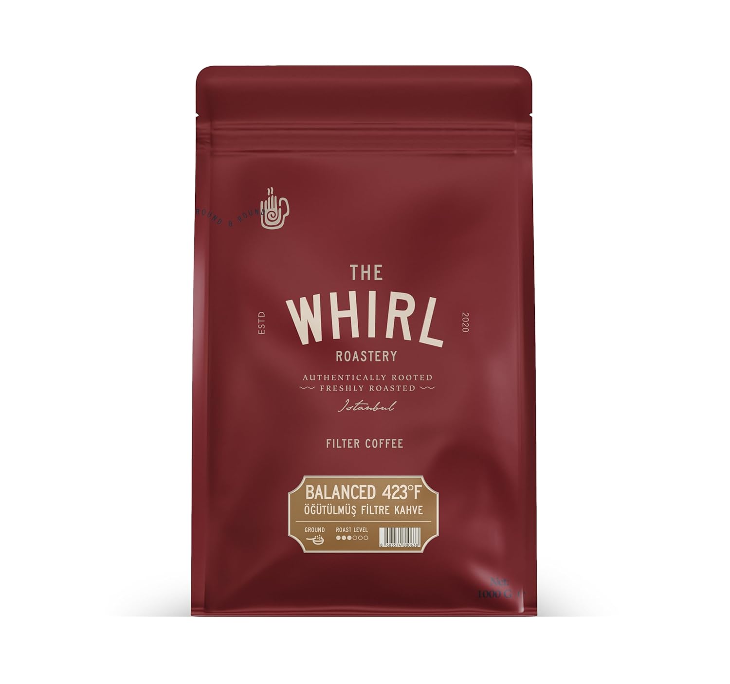 The Whirl Filtre Balanced 423°F Öğütülmüş 250 g